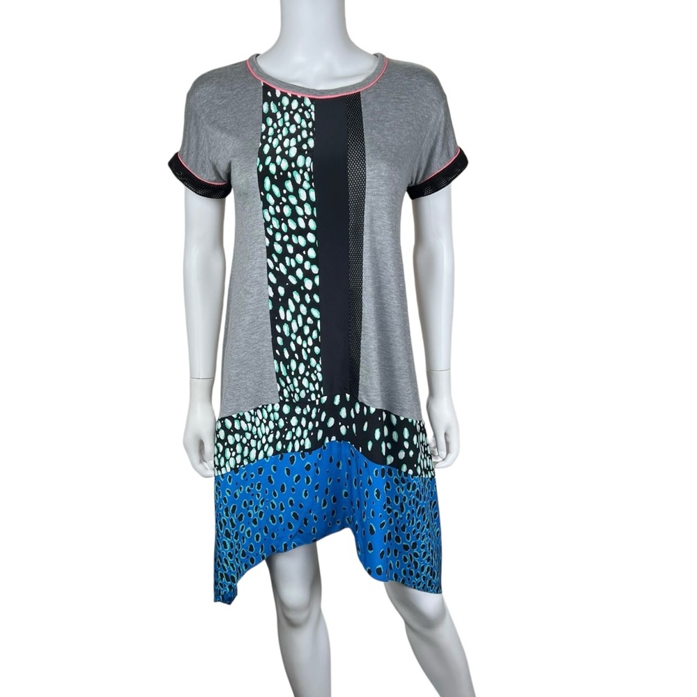 Elizabeth + James Mix Media Patchwork Dress